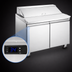 Thumbnail image #4 for Aurora 36-Inch Two-Section Refrigerated Prep Table, Rear-Mount Self-Contained
