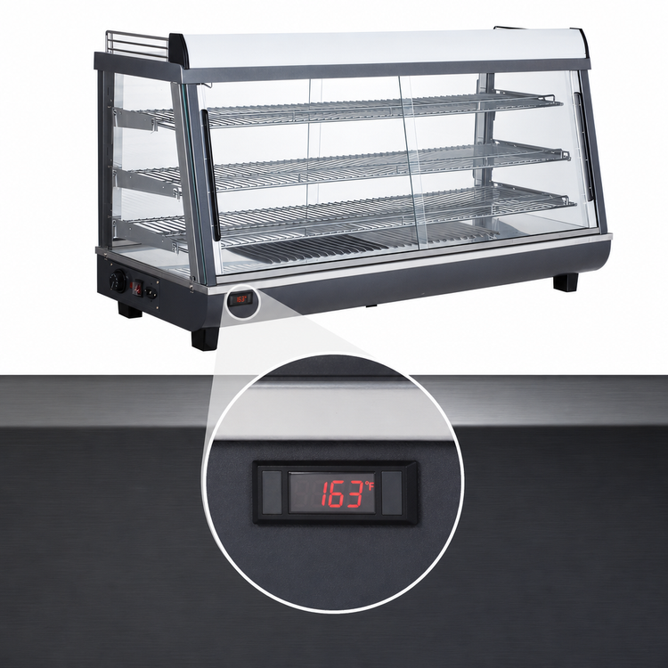 Product image #4 for BakeMax Titan Series 48-Inch Countertop Heated Warmer/Display Case, Full/Self-Service
