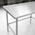 Thumbnail image #4 for John Boos Stallion Stainless Steel Work Table, 108W x 24D, 16-Gauge Top, 1-1/2 Inch Rear Riser