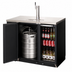 Thumbnail image #4 for Everest Refrigeration EBDS2-BBG-24 Two-Section Back Bar & Direct Draw Keg Refrigerator Combo