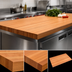 Thumbnail image #4 for Boos Block American Cherry Edge Grain Kitchen Countertop, 108 x 36 x 1-1/2 Inches, Penetrating Oil Finish