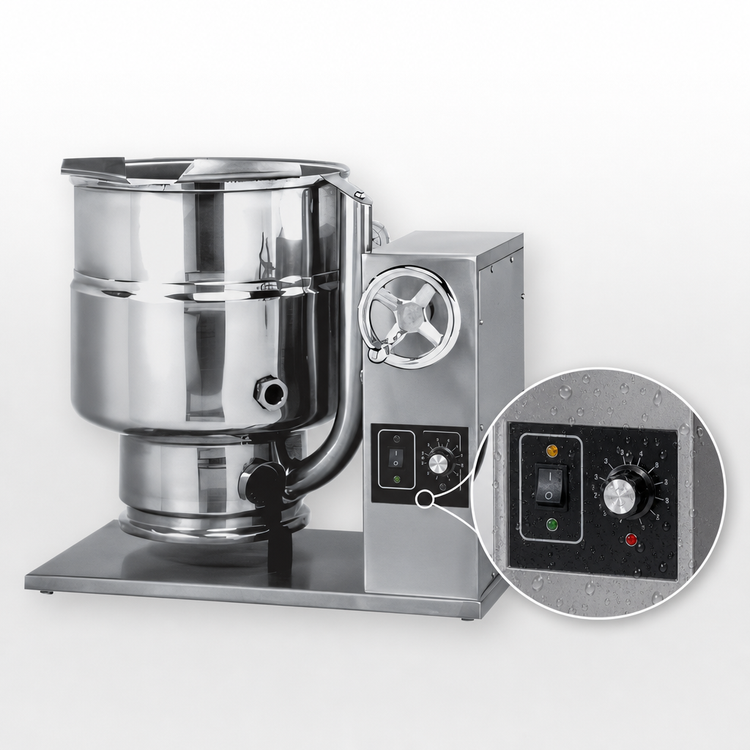 Product image #4 for Groen TDBC-40C Electric Tabletop 40 Qt Tilting Kettle with Classic Controls