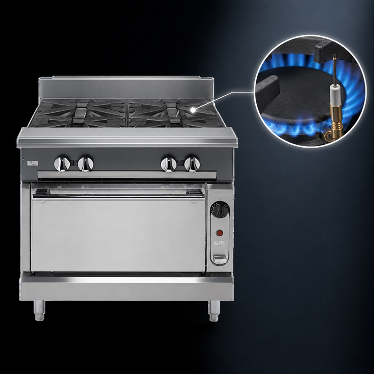 Product image #4 for Vulcan V Series 36-Inch Heavy Duty Modular Gas Range with 4 Open Burners