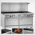 Thumbnail image #4 for Southbend Ultimate 60-Inch Gas Restaurant Range with 6 Burners, 24-Inch Charbroiler and 2 Standard Ovens