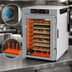 Thumbnail image #5 for Metro HotBlox Wide 8-Pan Pass-Thru Countertop/Stacking Insulated Holding Cabinet with Clear Front and Rear Doors
