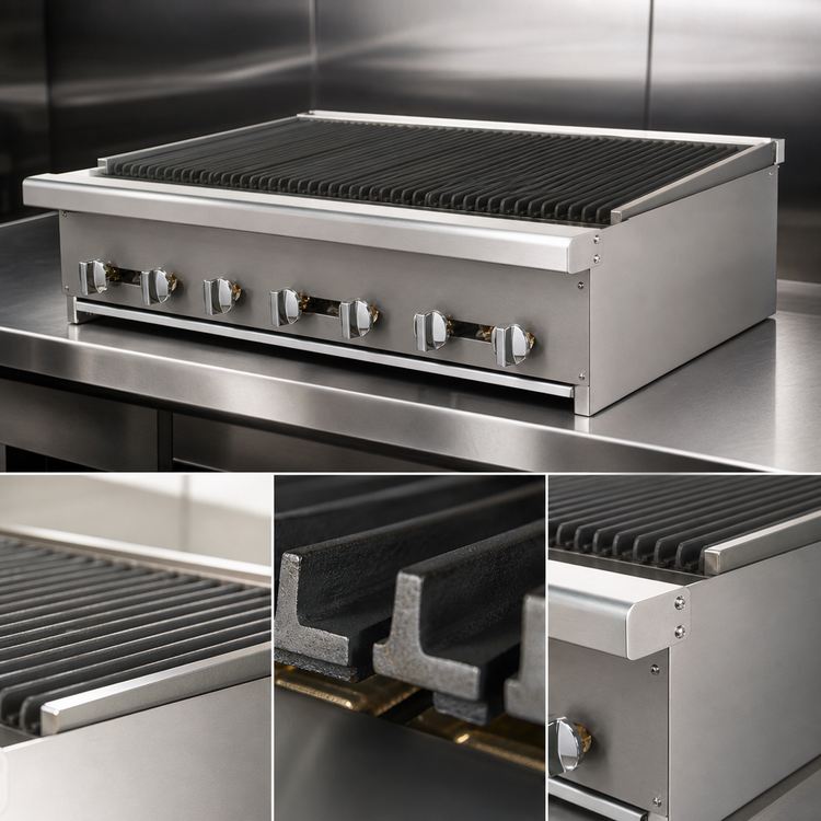Product image #4 for Turbo Air Radiance TARB-48 48-Inch Countertop Gas Radiant Charbroiler