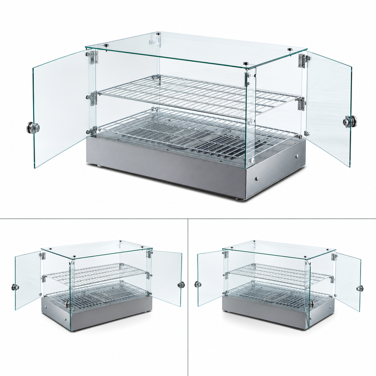 Product image #4 for Omcan 50L Countertop Full/Self-Service Hot Food Warmer/Display Case