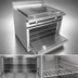 Thumbnail image #4 for Titan JTRH-36IP-36C Heavy Duty 36-Inch Gas Range with Plancha Top and Convection Oven