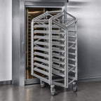Thumbnail image #4 for Baxter Manufacturing BDSRSB-15 Stainless Steel Single End-Load Rack for Double Rack Oven, 15 Slides
