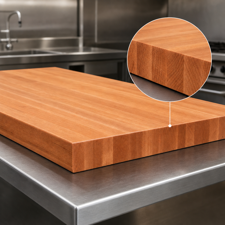Product image #4 for Boos Block American Cherry Edge Grain Kitchen Countertop, 60 x 32 x 3-Inch, Varnique Finish