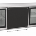 Thumbnail image #4 for Glastender 30-Inch Black Locking Cover for BLD-30 Underbar Equipment
