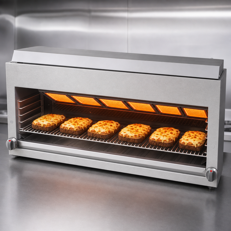 Product image #5 for Southbend Platinum Heavy Duty 36-Inch Gas Range-Mount Cheesemelter with Infrared Burners