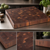 Thumbnail image #4 for Boos Block American Black Walnut End Grain Island Countertop, 30 x 27 x 4 Inches