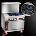 Thumbnail image #4 for American Range 36-Inch Commercial Gas Range with 12-Inch Left Griddle, 4 Open Burners, and Standard Oven