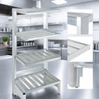 Thumbnail image #4 for Channel Manufacturing TT2454 Tubular Aluminum Cantilever Shelf, 51.375"W x 24"D x 2.5"H