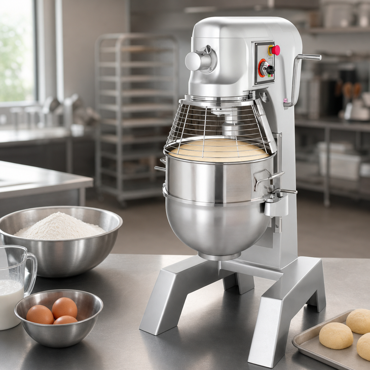 Product image #4 for BakeMax 40 Qt Countertop Heavy-Duty Planetary Mixer, 3-Speed, 220V, 1.5 HP