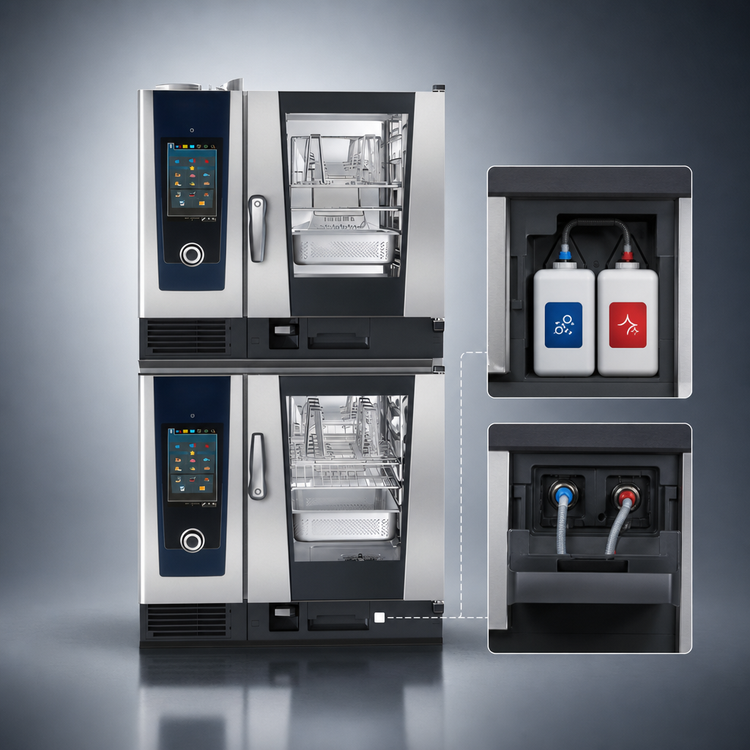 Product image #4 for RATIONAL iCombi Pro 6-Half Size Electric Double-Stack Combi Oven with AutoDose