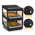 Thumbnail image #4 for Nemco 18-Inch Countertop Hot Food Shelf Merchandiser with Dual Shelves, 120V