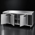 Thumbnail image #4 for Delfield 186114BUCMP Three-Section Refrigerated Work Table, 114-Inch, 3-Door, Stainless Steel, Self-Contained