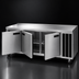 Thumbnail image #4 for Delfield Three-Section Refrigerated Work Table, 114-Inch, 3-Door, Side-Mounted Self-Contained R290