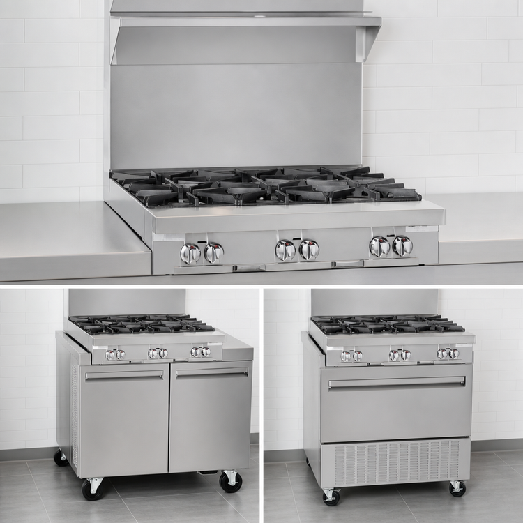 Product image #4 for Southbend Platinum Heavy Duty 48-Inch Modular Natural Gas Range with 8 Open Burners