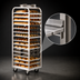 Thumbnail image #4 for Adamatic/Revent C-Style Roll-In Oven Rack, 12 Full-Size Pan Capacity, Single-Side Load