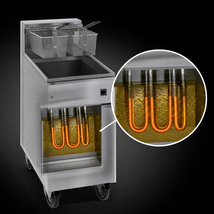 Product image #4 for Imperial IFS-40-E Electric Floor Fryer, 40 lb. Capacity