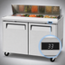 Thumbnail image #4 for Turbo Air M3 Series 48.25-Inch Wide Sandwich/Salad Prep Table, 2-Section, 12-Pan, Rear-Mount Self-Contained Refrigeration