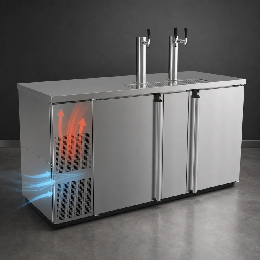 Front-Breathing Refrigeration