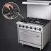 Thumbnail image #4 for Comstock-Castle R6 36-Inch Commercial Gas Range with 6 Open Burners and Standard Oven