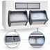 Thumbnail image #4 for Follett SmartGATE SG2100-72 Upright Double Door Ice Storage Bin, 2110 lb. Capacity