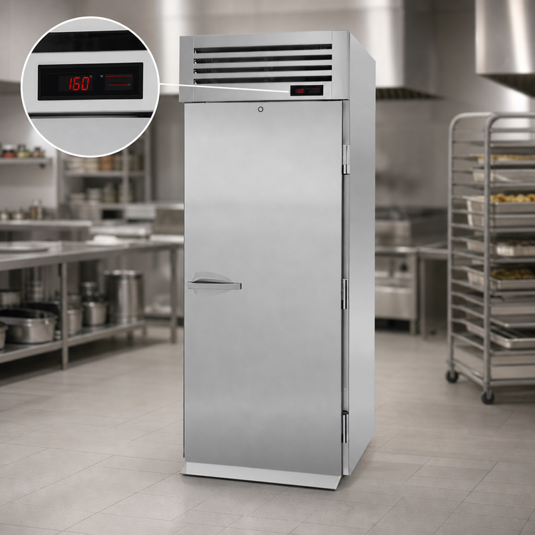Product image #5 for Turbo Air PRO Series Roll-Thru Heated Holding Cabinet, One-Section, 42 Cu. Ft., Stainless Steel, 208-230/115V