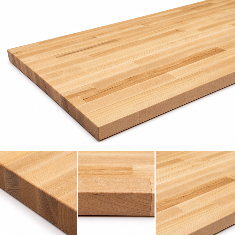 Product image #4 for Boos Block Blended Edge Grain Maple Kitchen Countertop, 144 x 30 x 1-1/2 Inches, Oil Finish