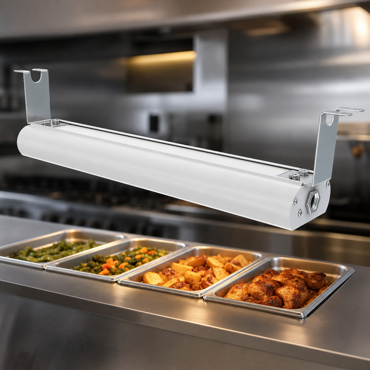 Product image #4 for Vollrath 48-Inch Low Profile Strip Heat Lamp, 208V, Direct Wired