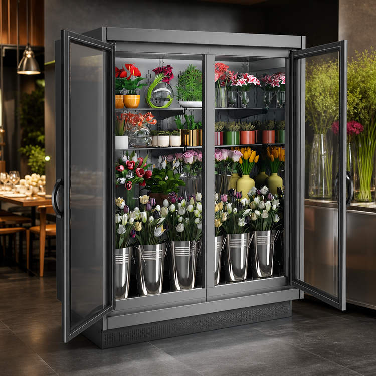 Product image #4 for Allure Self-Service Refrigerated Straight Upright Door Merchandiser, 63-Inch Wide, Remote DX