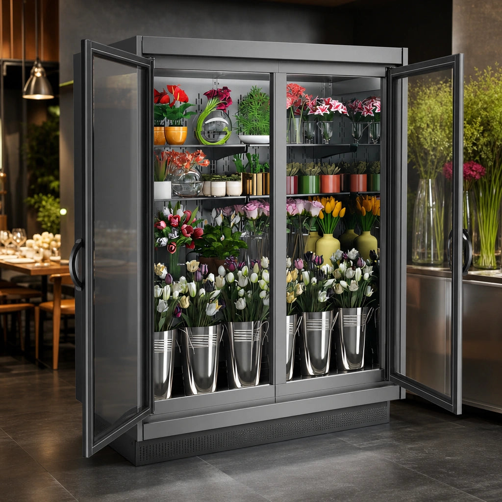 Clear Glass Front Swinging Doors
