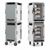 Thumbnail image #5 for Metro HotBlox Narrow Dual-Cavity Pass-Thru Insulated Holding Cabinet, 16 Pan, Digital Touchscreen, Solid Front/Clear Rear Doors