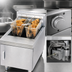 Thumbnail image #4 for Comstock-Castle Value Series 16-Inch Countertop Gas Fryer, 30 lb Fat Capacity, 40,000 BTU