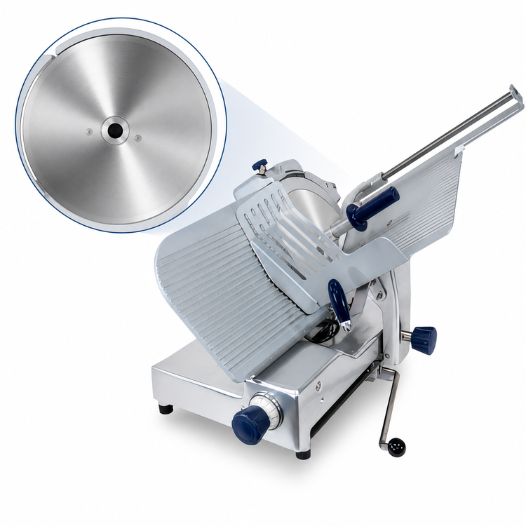 Product image #5 for Edlund EdVantage 13-Inch Electric Gravity Feed Tabletop Meat Slicer with Built-In Sharpener