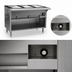 Thumbnail image #4 for Eagle Group Spec-Master 33-Inch Electric Hot Food Table with (2) 12