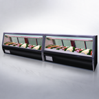 Thumbnail image #4 for Howard-McCray 40E Series SC-CFS40E-10-BE-LED 124-1/2 Inch Self-Contained Fish & Poultry Refrigerated Service Case, Straight Glass