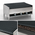 Thumbnail image #4 for Comstock-Castle Castle Series 36-Inch Countertop Gas Char-Broiler, 24-Inch Deep Frame, Lava Rock, Cast Iron Grates