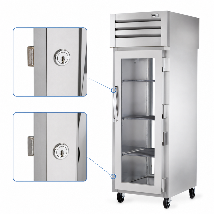 Product image #4 for True SPEC SERIES One-Section Pass-Thru Glass Door Reach-In Refrigerator, Top-Mounted Self-Contained