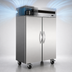 Thumbnail image #4 for IKON Refrigeration IT56F Two-Section Reach-In Freezer, 49 Cu. Ft., Top-Mount, Solid Stainless Steel Doors