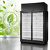 Thumbnail image #4 for True TRM2L Two-Section Low Temp Self-Contained Glass Door Freezer Merchandiser