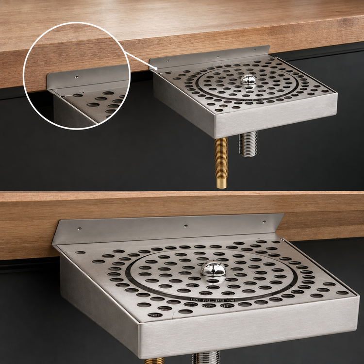 Product image #4 for Advance Tabco SU-16UM Undercounter Stainless Steel Glass Rinser