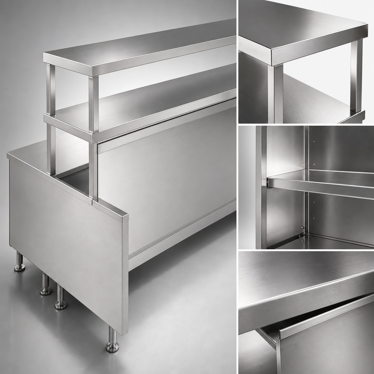 Product image #4 for Randell RCL-80.5 80.5" Modular Chef Service Counter - Left Section