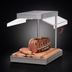 Thumbnail image #4 for Hatco Glo-Ray Countertop Carving Station with Ceramic Heating Elements, Right-Hand Sneeze Guard, and Unheated Base