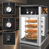 Thumbnail image #4 for Hatco Flav-R-Savor Countertop Hot Food Holding and Display Cabinet, 1 Door, 3-Tier Rotating Circle Rack with Motor, 120V