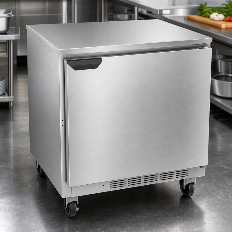 Product image #5 for Beverage-Air 32-Inch One-Section Undercounter Freezer with Solid Door, 7.2 Cu. Ft.